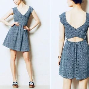Anthropologie Matilde open back dress